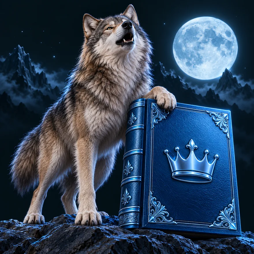 Ornate royal book — Wolf Winner