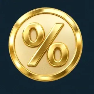 Gold percent coin — Wolf Winner