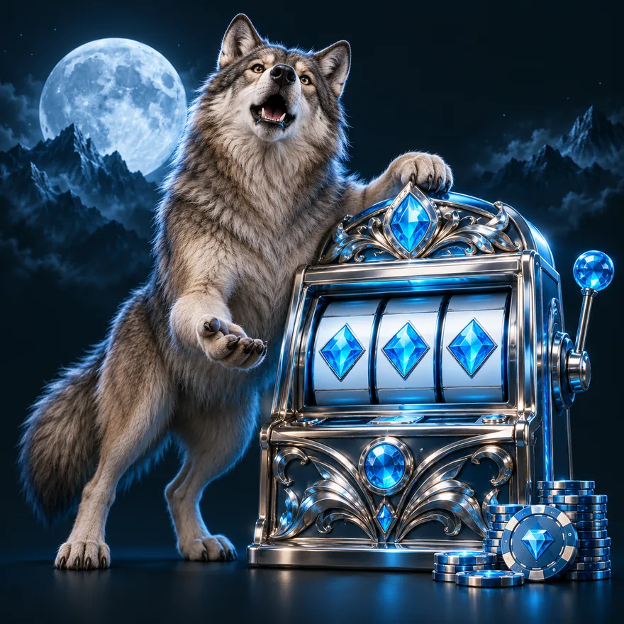 Casino slot machine — Wolf Winner