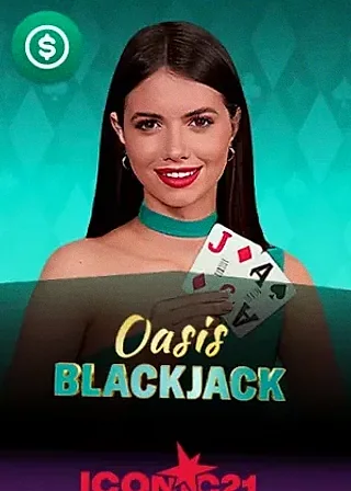 Oasis Blackjack live game cover