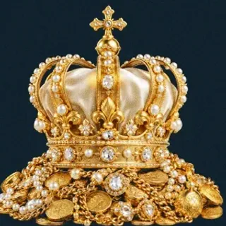 Gold treasure pile — Wolf Winner