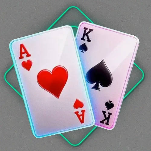 Ace and king playing cards