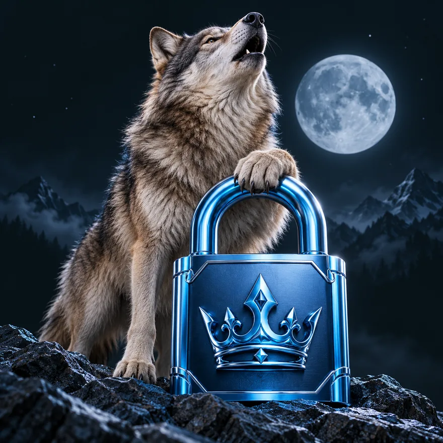 Royal padlock — Wolf Winner