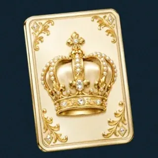 Royal crown card — Wolf Winner