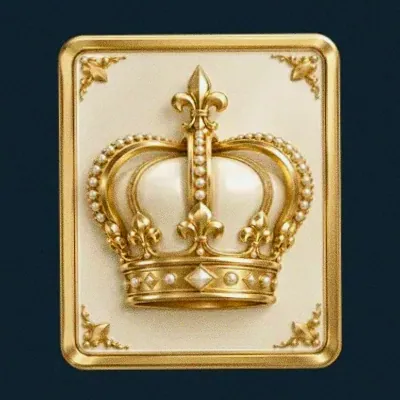 Crown emblem card — Wolf Winner