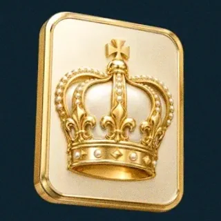 Royal crown plaque — Wolf Winner