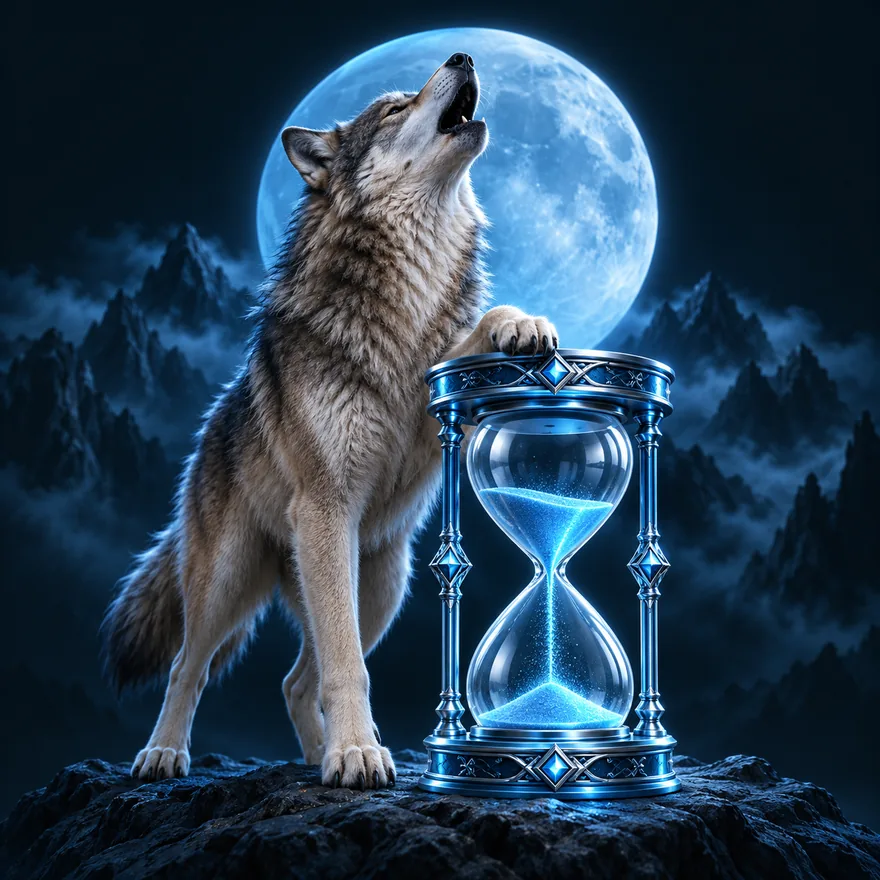 Ornate hourglass — Wolf Winner