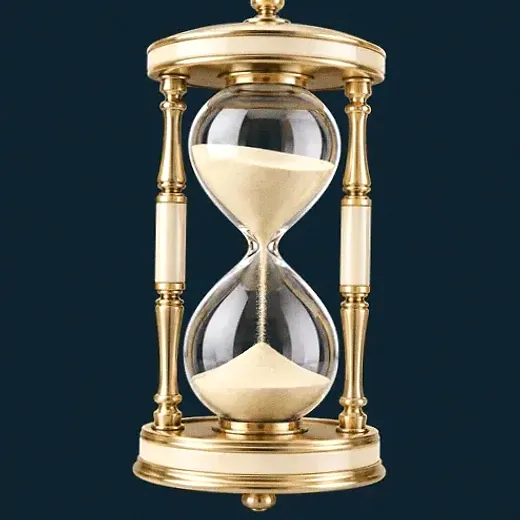 Ornate hourglass — Wolf Winner